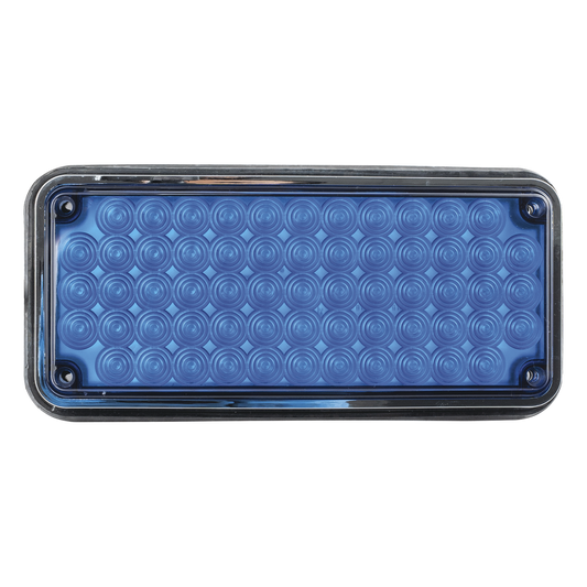 Luz de advertencia de 7x3", Color Azul, Ideal para ambulancias