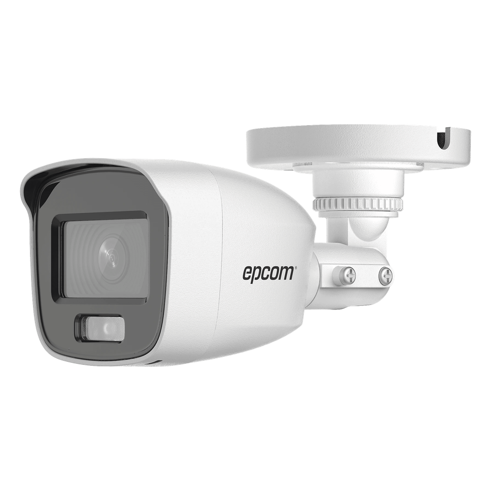 [Dual Light + ColorVu] Bala TURBOHD 2 Megapixel (1080p) / Lente 2.8 mm / 20 mts IR EXIR + 20 mts Luz Blanca / Micrófono Integrado / Exterior IP66
