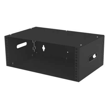 Gabinete para Montaje en Pared liviano, 4 Unidades de rack, Profundidad máxima de trabajo 250 mm, Se envía el Gabinete Armado.