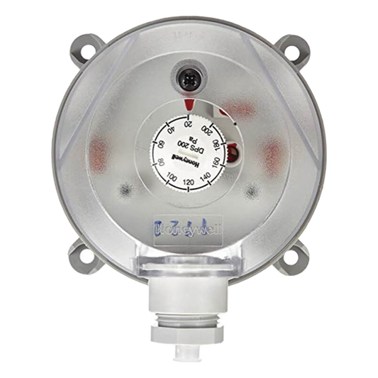 Interruptor de presión diferencial ajustable de 20 a 200 Pa, montaje en ducto, para aire acondicionado y ventilación