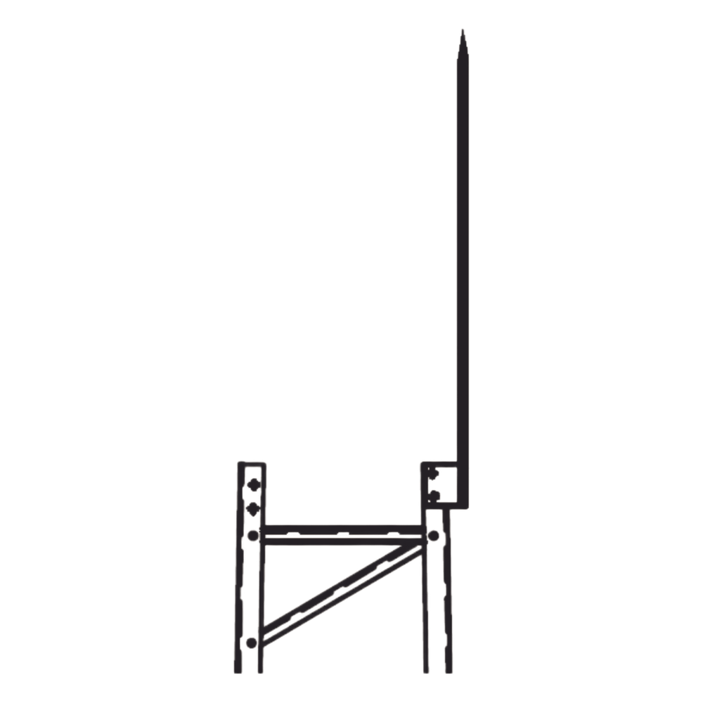 Punta Pararrayo Maciza para Estructura de Torre TITAN