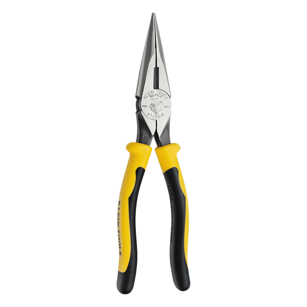 Pinzas de Punta Cónica con Corte Lateral de 8 Pulgadas. Con Tope para Máximo Agarre.