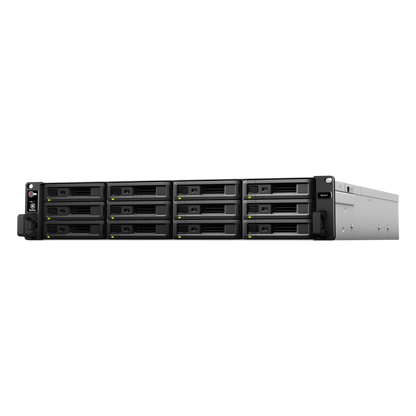Unidad de Expansión Synology RX1217/RX1217RP | 12 Bahías de Disco | Compatible con SATA 3.5” y 2.5” | Expansión de Volumen en Línea | Fuentes de