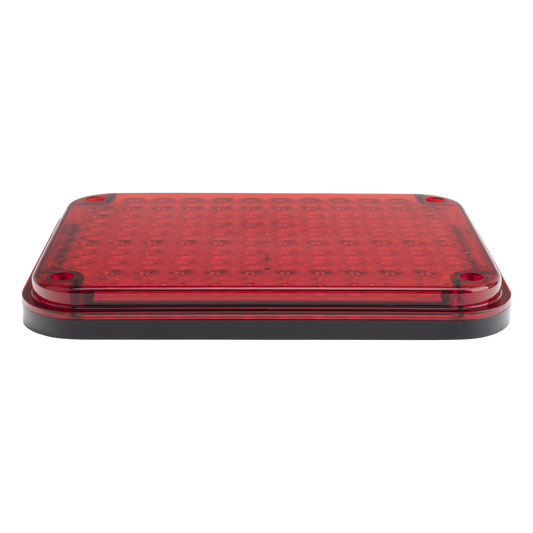 Luz de Advertencia de 9X7", Color Rojo, Ideal para Ambulancias