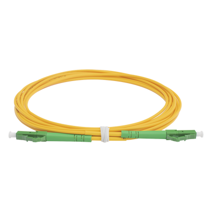Jumper de Fibra Óptica Monomodo LC/APC-LC/APC Simplex de 3 Metros (9.84 Pies), 2mm