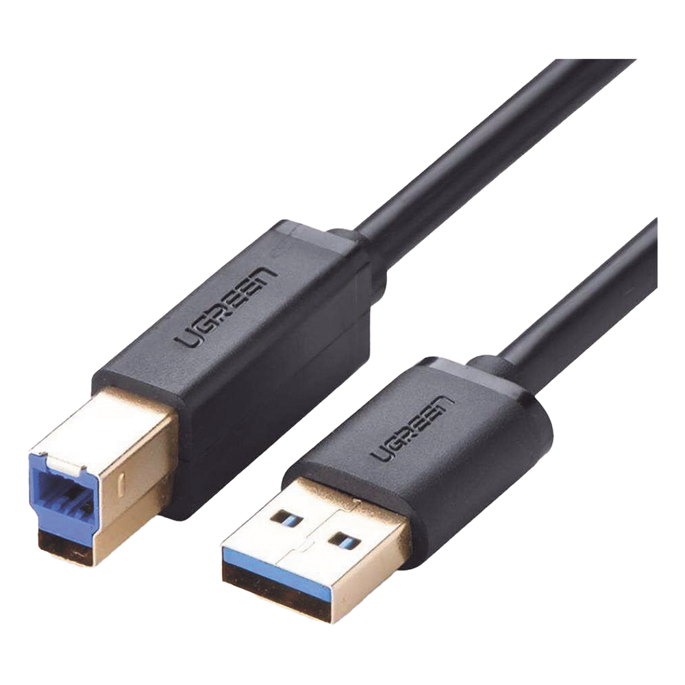 Cable USB-A 3.0 macho a USB-B macho / Ideal para Impresora, Escáner, Pianos, Barras de sonido, etc. / Plug & Play / Compatibilidad Universal / 2