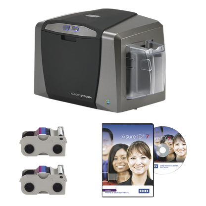 Kit de Impresora de tarjetas PVC DTC1250e/ Una Cara / Incluye: 2 Ribbons Color y Software/ 3 Años Garantia