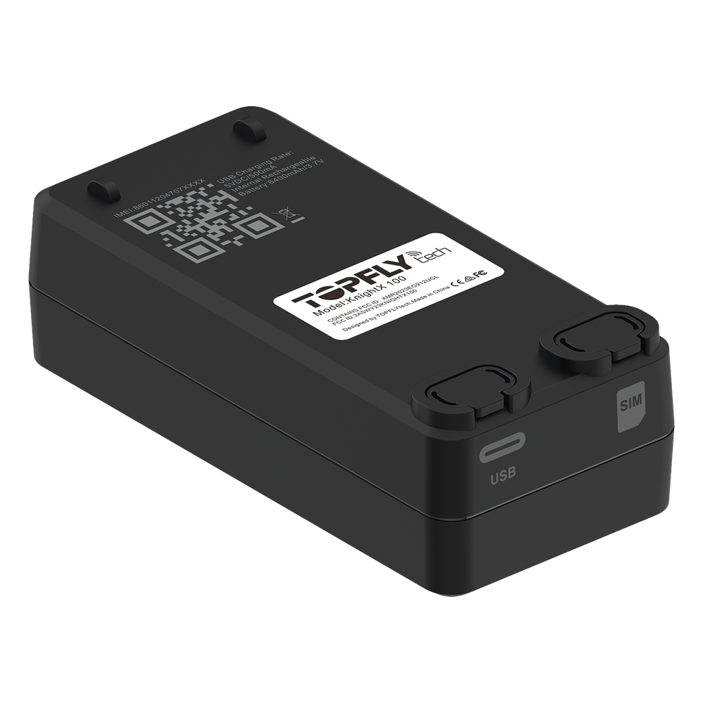 GPS / Receptor de Activos en Tiempo Real / KnightX 100 / Batería Recargable / Aplicaciones Amplias / GPS 4G / Botón de Pánico / Sonda de Temperatura