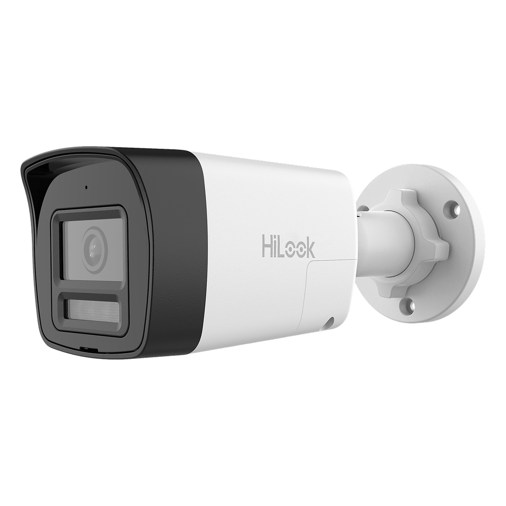 [Audio Bidireccional + Dual Light + ColorVu] Bala TURBOHD 3K (5 Megapixel) / Lente 2.8mm / 30 mts IR EXIR + 20 mts Luz Blanca / Micrófono y Bocina