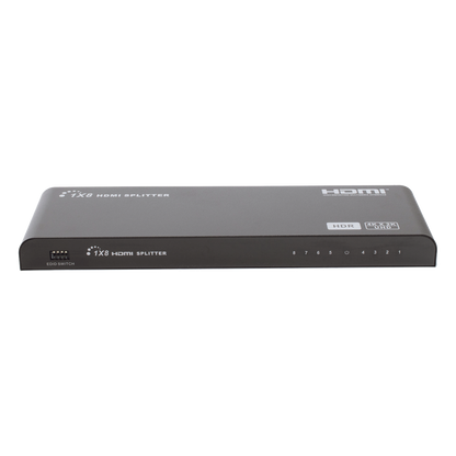 Splitter HDMI 4K de 1 Entrada a 8 Salidas (Simultaneas) | Soporta 4K×2K | Ajuste de resoluciones EDID | HDR | HDMI 2.0 | HDCP 2.2 | Permite mezclar