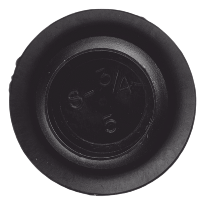 Tapón de plástico para perforación de 3/4"