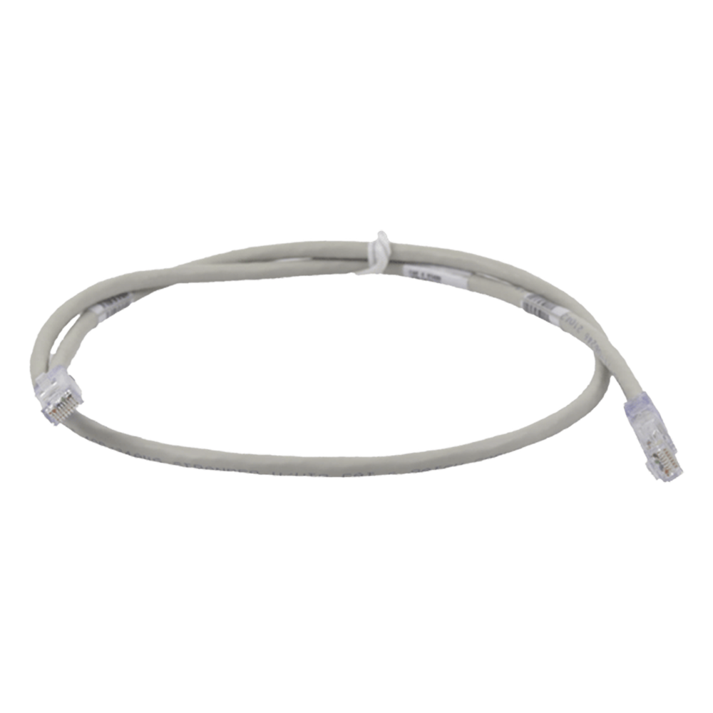 Cable de Parcheo TX6, UTP Cat6, 24 AWG, CM, Color Gris, 3.05 Metros (10 Pies)