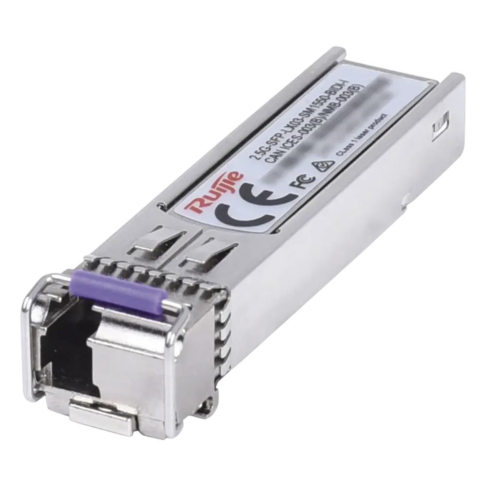 Transceptor Lado (B) un Hilo BiDi SFP 2.5Gb LC Monomodo Tx 1550nm / Rx 1310nm, hasta 3km