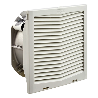 Ventilador Con Filtro de Montaje Lateral HF13, Con Flujo de Aire de 395 CFM, 115 Vca, Color Gris Claro