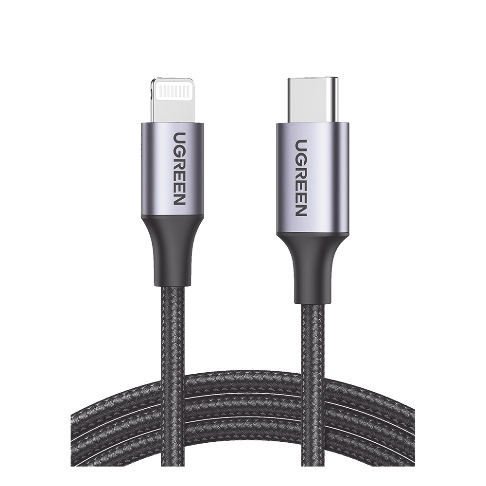 Cable USB-C a Lightning | 1 Metro (3.28 Pies) | Certificado MFi | Carga Rápida 60W | 480 Mbps | Conector C94 | Adecuado para iPhone, iPad y iPod |
