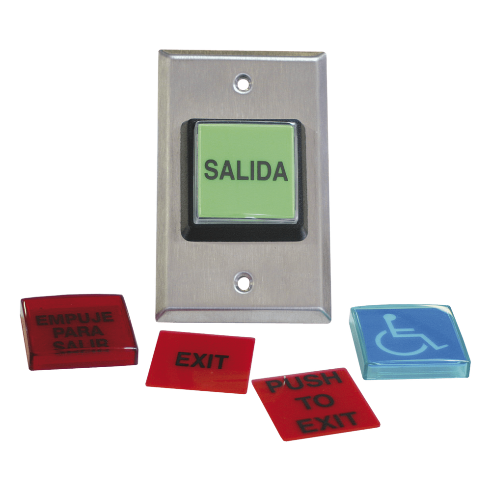 Botón de Salida / MÚLTIPLES Placas/ Luz LED /2 Años Garantia