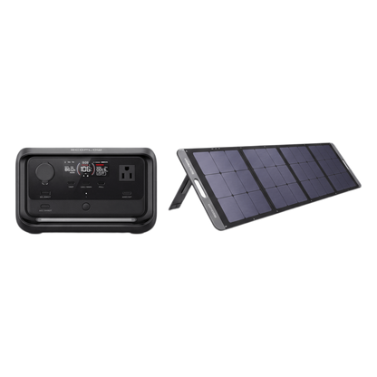 Kit de panel solar y estación de batería portátil