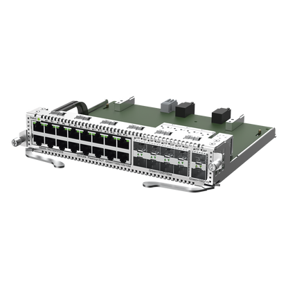 Tarjeta de Red con 16 puertos RJ45 1Gb, 8 puertos SFP 1Gb y 2 puertos SFP+ 10Gb para Chasis RG-NBS6002