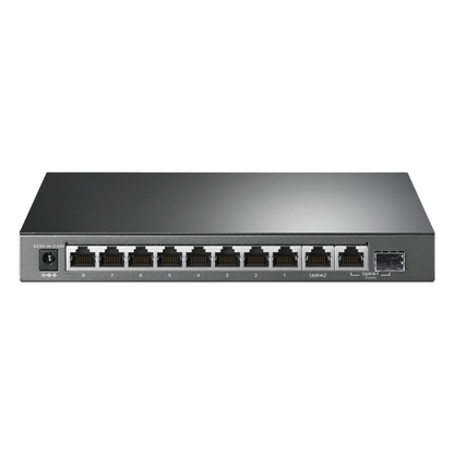 Switch PoE+ No Administrable De Escritorio 10 Puertos / 8 puertos 10/100/1000 Mbps PoE af/at Inteligiente / Presupuesto 123 W / Modo Extendido hasta