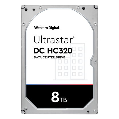 Disco Duro Enterprise 8 TB / Wester Digital (WD) / Serie Ultrastar / Recomendado para Data Center y NVRs de Alta Capacidad / Alto Performace