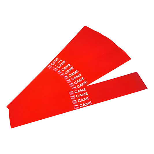 Paquete de 20 bandas reflectantes rojas para mástil 001-G0401,001-G0601 CAME