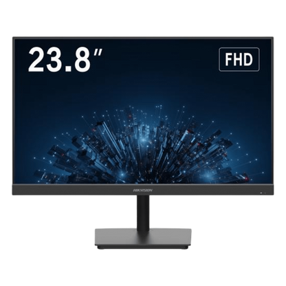 Monitor LED FullHD (1080p) de 24" / Ideal para CCTV, Oficina y Hogar / Entrada HDMI-VGA-BNC / Montaje VESA ( 75 X 75) / Uso 24/7 / Backlight E-LED