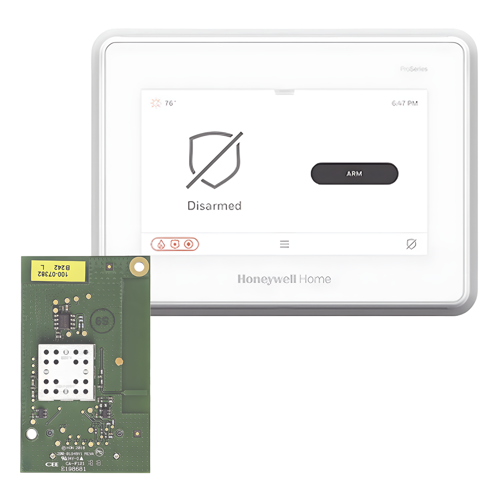 Panel de alarma inteligente con pantalla táctil de 7 pulgadas, comunicador Wi-Fi integrado y compatibilidad con sensores inalámbricos de múltiples