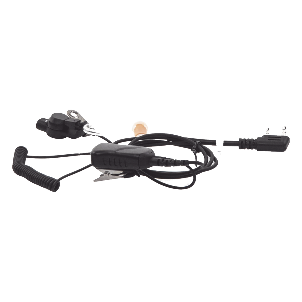 Micrófono de solapa con audífono discreto p/ kenwood serie g/ 3230/ 2102G/ 2202L/ 2212L/ 2170/ 2360/ 2302/ 2312/ 2000/ 2402/ NX220/ NX240/ TKD240