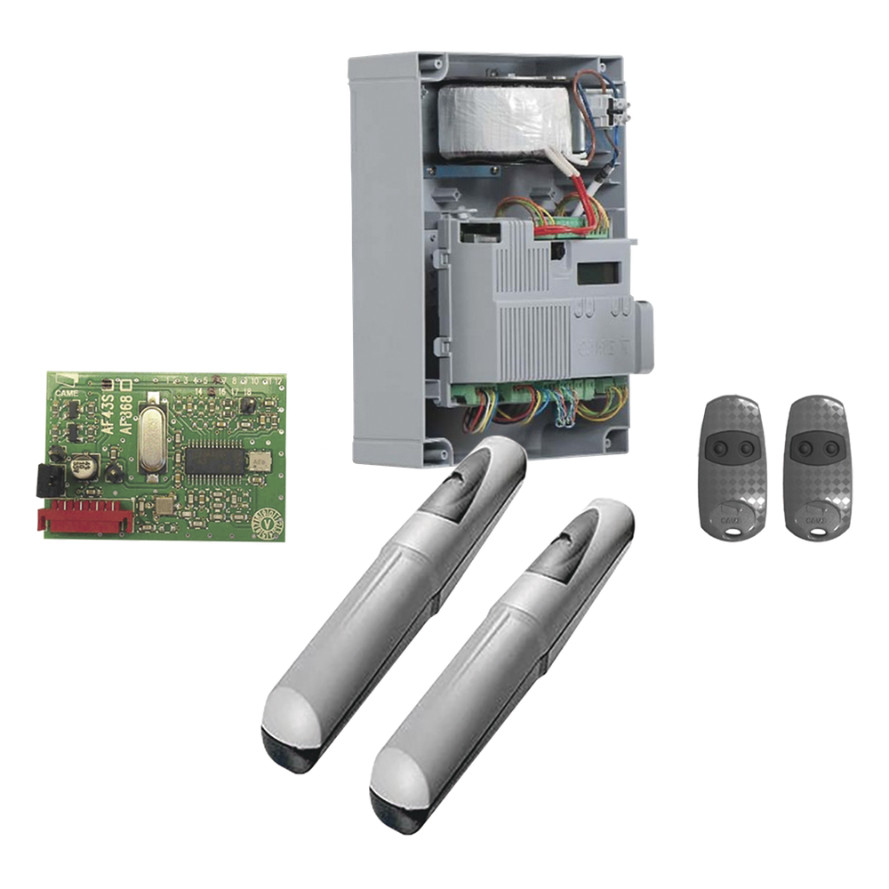 Kit de operadores AXO 5024 Para puertas Abatibles de hasta 5 Metros y 400 Kg de peso por hoja