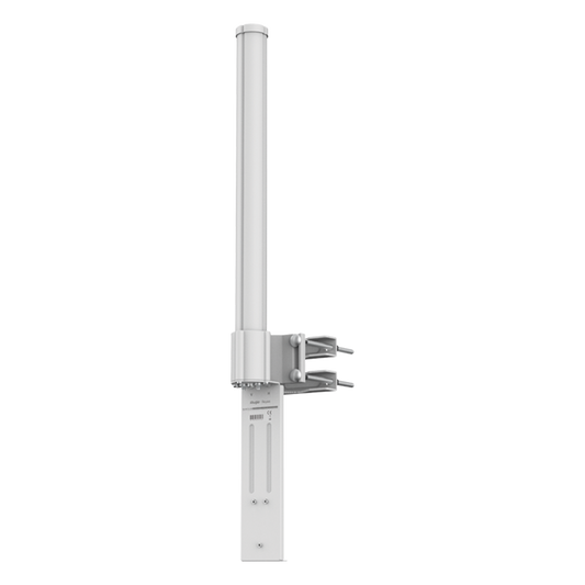 Antena Omnidireccional de 360° AirMetro con 13 dBi en Banda 5Ghz (5150-5850 Mhz) Slant 90° Compatibilidad Multi-Marca para enlaces Multipunto