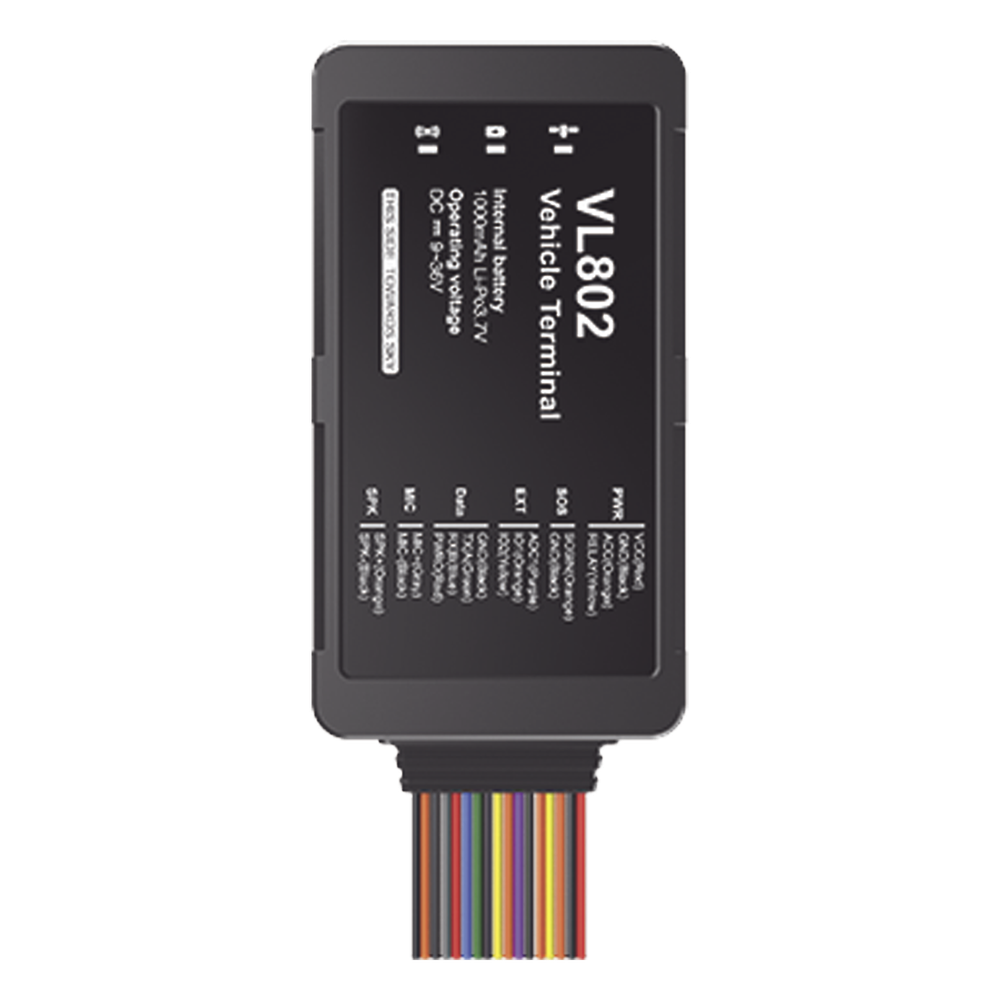 Rastreador GPS 4G LTE CAT1 / Localizador Vehicular para Flotas / Corte Remoto de Motor y Botón de Pánico / Llamada de Dos Vías con Micrófono y Bocina