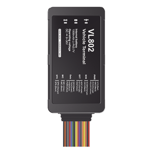 Rastreador GPS 4G LTE CAT1 / Localizador Vehicular para Flotas / Corte Remoto de Motor y Botón de Pánico / Llamada de Dos Vías con Micrófono y Bocina