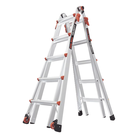 Escalera Multi-Posiciones de 6.7 m (22') para Suelos Inclinados o con Desniveles.