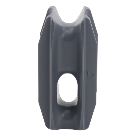 Aislador de Esquina Gris para Cercas Eléctricas / 18 kV / Anti UV / Resinas Vírgenes / Resistencia 7.5-10.2 kg / 66 mm x 31.6 mm