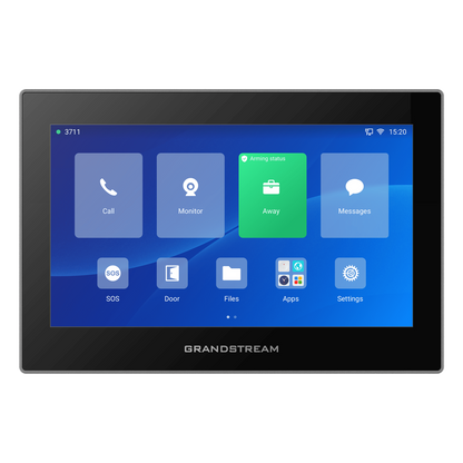 Estación de Intercomunicación SIP con Wi-Fi 6, Bluetooth y Control Total para Agendamiento de Salas y Edificios Inteligentes (Color Negro)