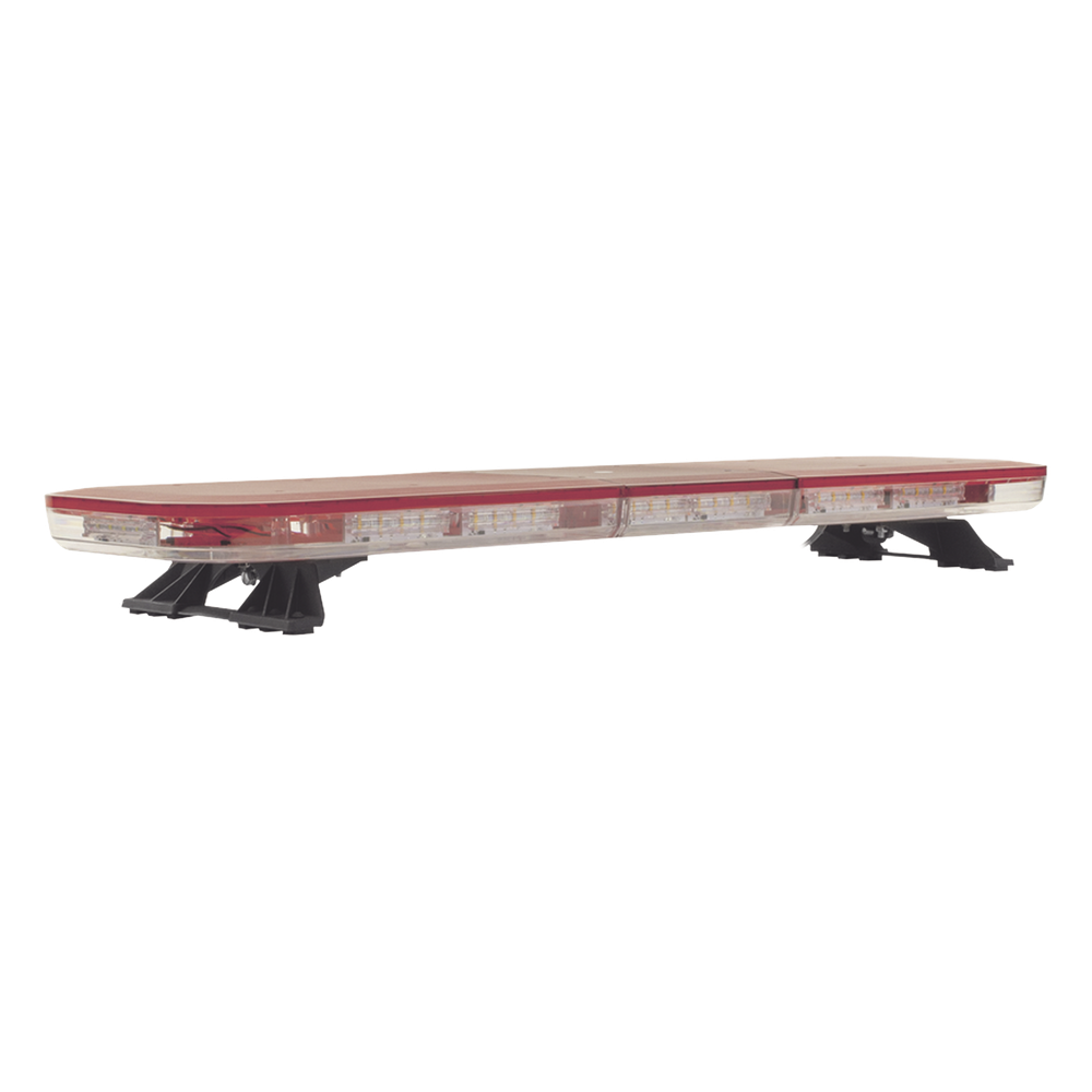 Barra de luces LED de 47", 124 LED, con control de tráfico en color ámbar, dual color rojo/claro, ideal para equipar ambulancias y unidades de