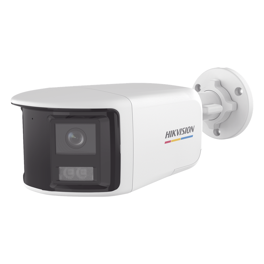 [ColorVu + Panoramica + Dual Light] Bala TURBOHD 3K (5 Megapixel) / Micrófono Integrado / Visión 180° / Imagen a Color 24/7 / 40 mts Luz Blanca + 40