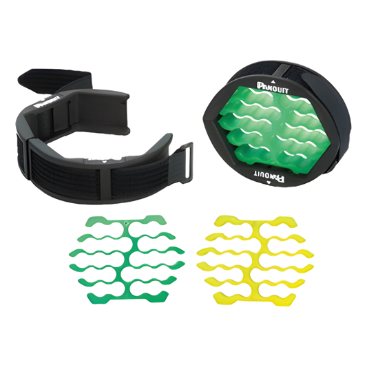 Herramienta Para Peinado y Organización de Cables, Incluye Organizador Verde Para Diámetros de Cables de 4.6 a 6.3 mm (0.18 a 0.25 Pulgadas) y