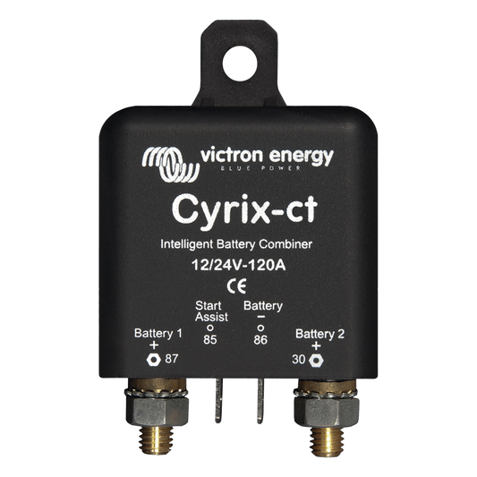 Cyrix-CT 12/24 V 120 A / Combinador Inteligente de Baterías en Vehículos y Embarcaciones