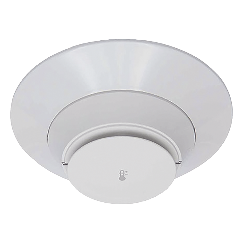 Sensor térmico direccionable de tasa de aumento con respaldo fijo a 57°C, color blanco, protocolo LiteSpeed