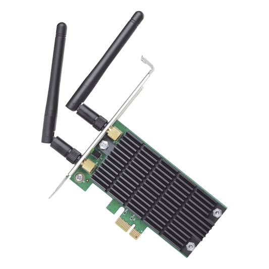 Adaptador PCI inalámbrico doble banda AC 1200 Mbps / Antena de alta ganancia / Tecnología MU-MUMO 2X2 / Soporte de perfil bajo y Altura completa