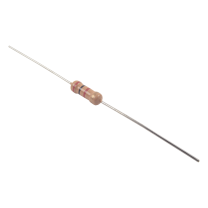 Resistencia de 2 k Ohm 1/2 Watt, 5% Axial, Película de Carbón