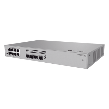 Switch de Acceso eKit Administrable / Capa 2 / 8 Puertos PoE+ Gigabit + 2 SFP + 2 SFP+ / PoE Perpetuo / Presupuesto PoE 128 W / Sin licenciamiento