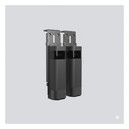 Haz Infrarrojo Inalámbrico ACCESS-PHW / Transmisor y Receptor Photo Beam / Triple Frecuencia 409-458 MHz / Alcance 20 Metros / Batería Litio 2300mAh