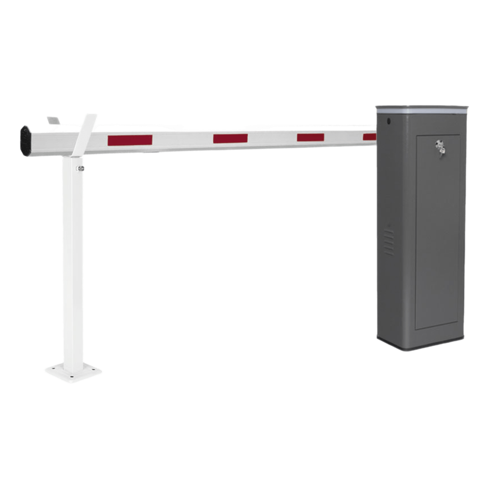 Kit de Barrera Vehicular Izquierda y Brazo Telescópico de Hasta 5.5 m / Finales de Carrera Ajustables por Programación / Movimiento Fluido / Diseño