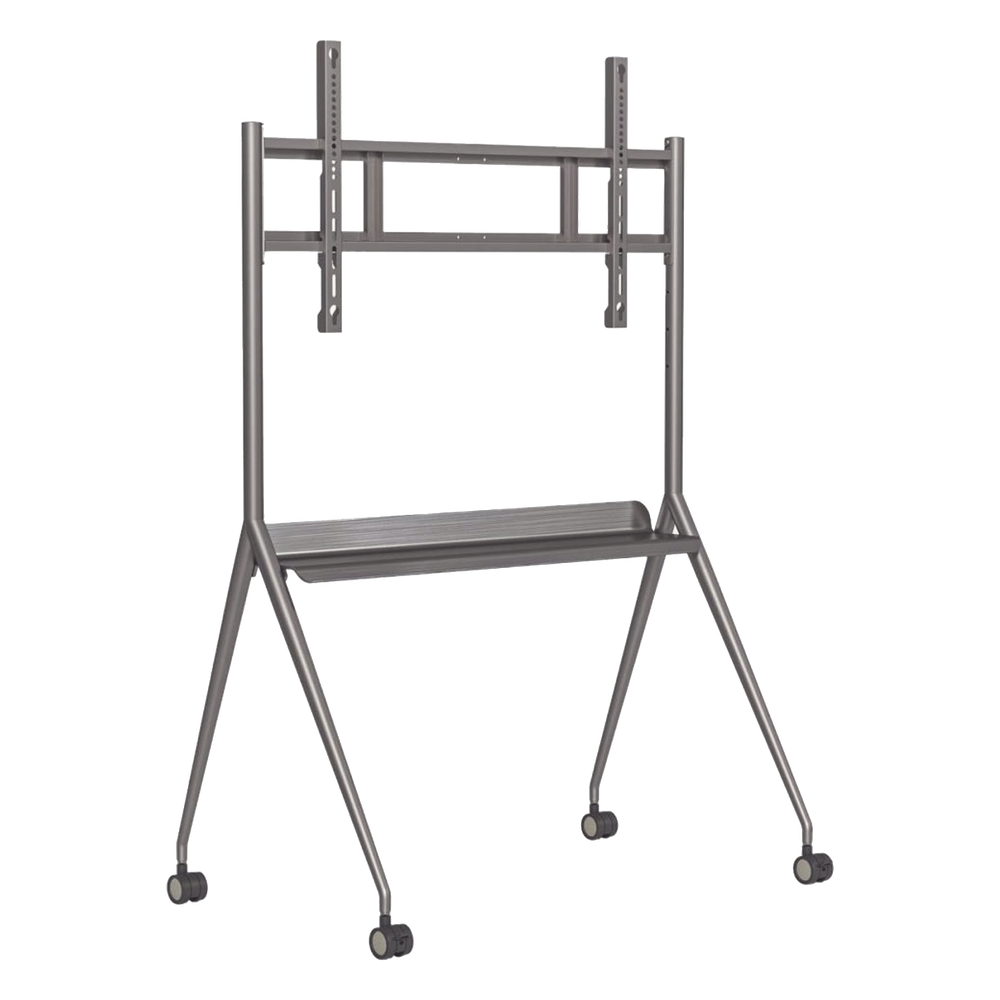 Montaje de Piso Móvil para Pantallas de 55" hasta 75" / Compatible con VESA / Incluye Soporte para la Pantalla