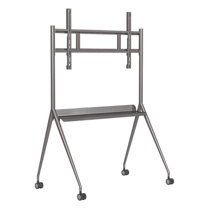 Montaje de Piso Móvil para Pantallas de 55" hasta 75" / Compatible con VESA / Incluye Soporte para la Pantalla