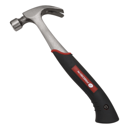 Martillo Uso Rudo de Acero Forjado de 16 oz. con Uña Curva. Con Sujetador Magnético de Clavos.