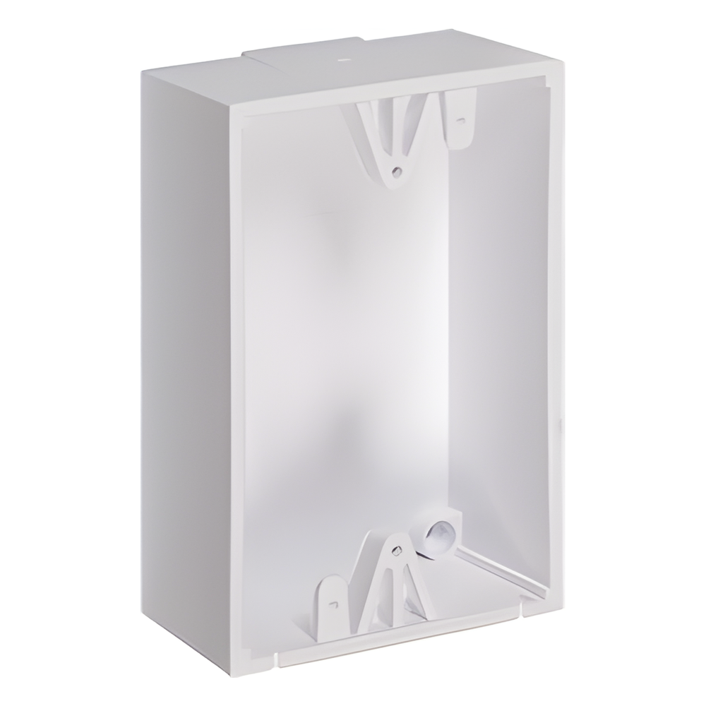 Caja trasera de montaje color blanco para Estaciones de Parada STOPPER