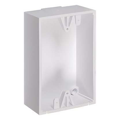 Caja trasera de montaje color blanco para Estaciones de Parada STOPPER